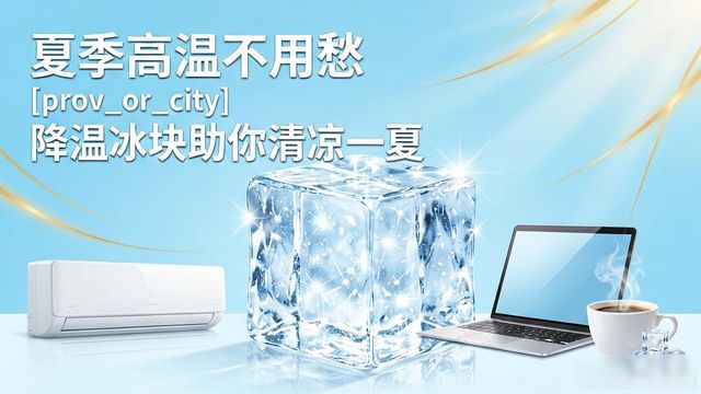 夏季高温不用愁 普陀降温冰块助你清凉一夏