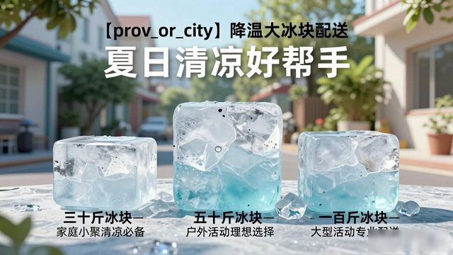普陀降温大冰块配送 夏日清凉好帮手